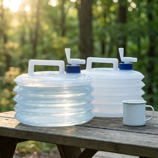 Contenedor de Agua Plegable 3L - Pack x2