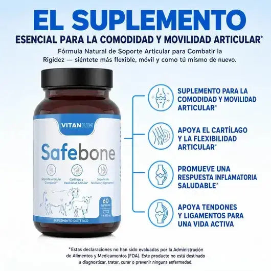 Safebone Vitanium 60 Cápsulas