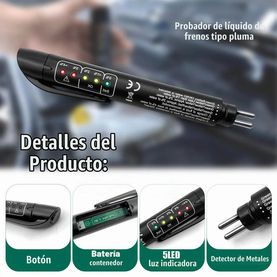 Probador de Líquido de Frenos