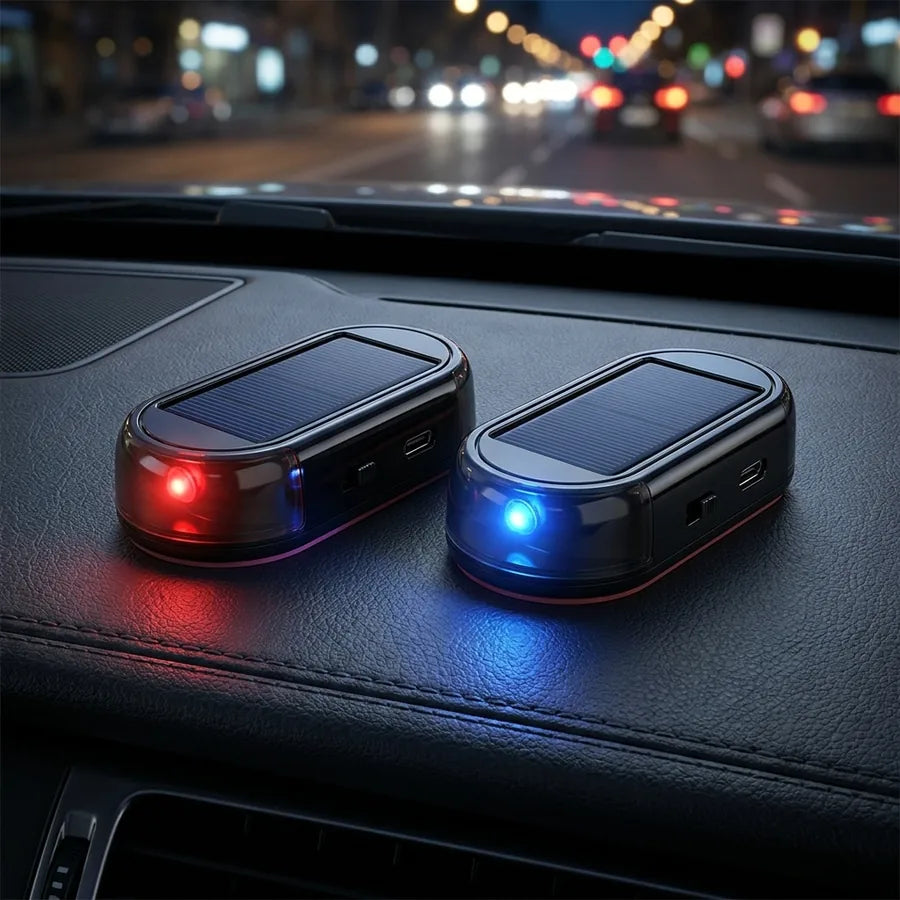 Luz Solar Antirrobo para Carro (Pack x2)