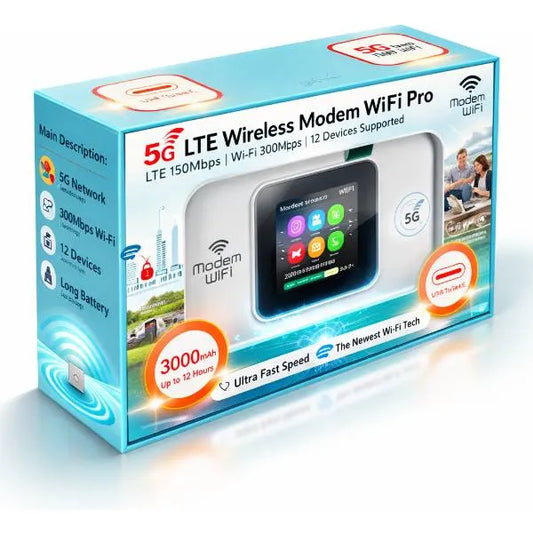 Módem WiFi Pro 5G LTE Portátil