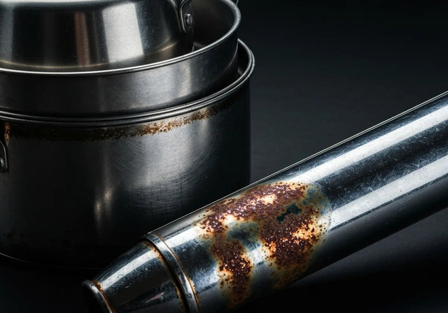 Metales opacos y oxidados