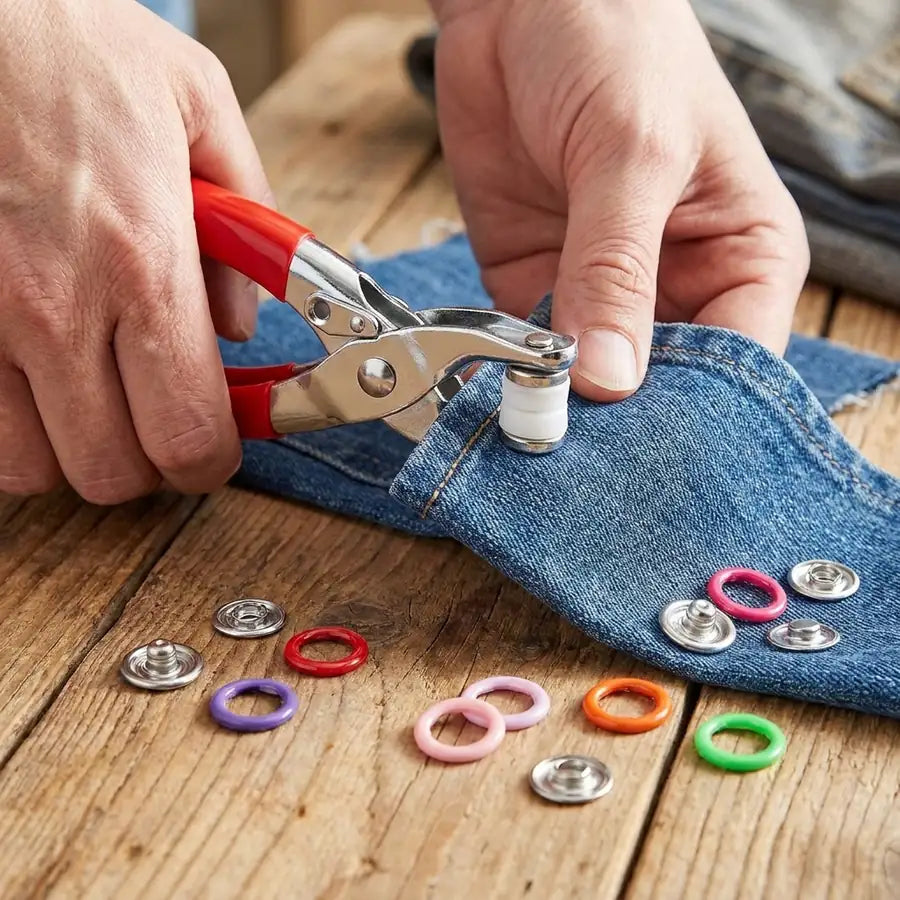 Kit De Broches A Presión Con Alicate