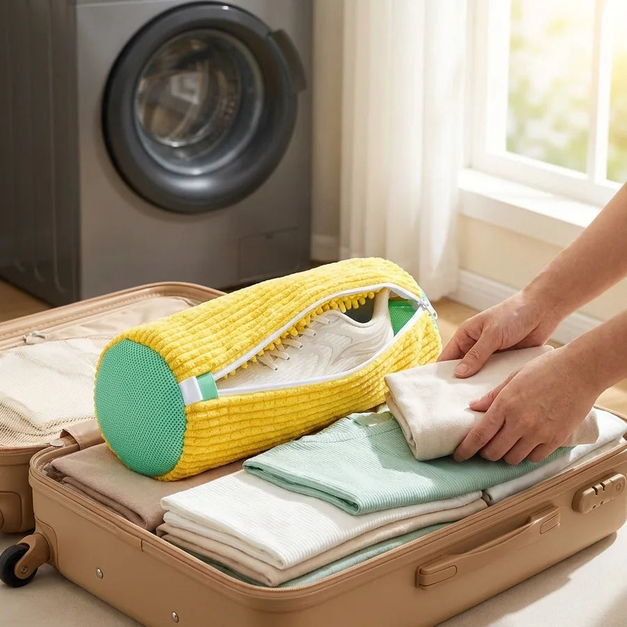 Bolsa para Lavado de Zapatillas y Ropa Delicada 2x1