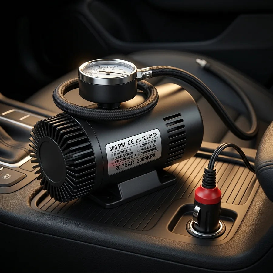 Compresor de Aire Portátil 12V para Carro