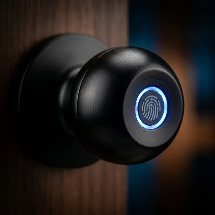 Chapa de Seguridad Inteligente con Huella Digital