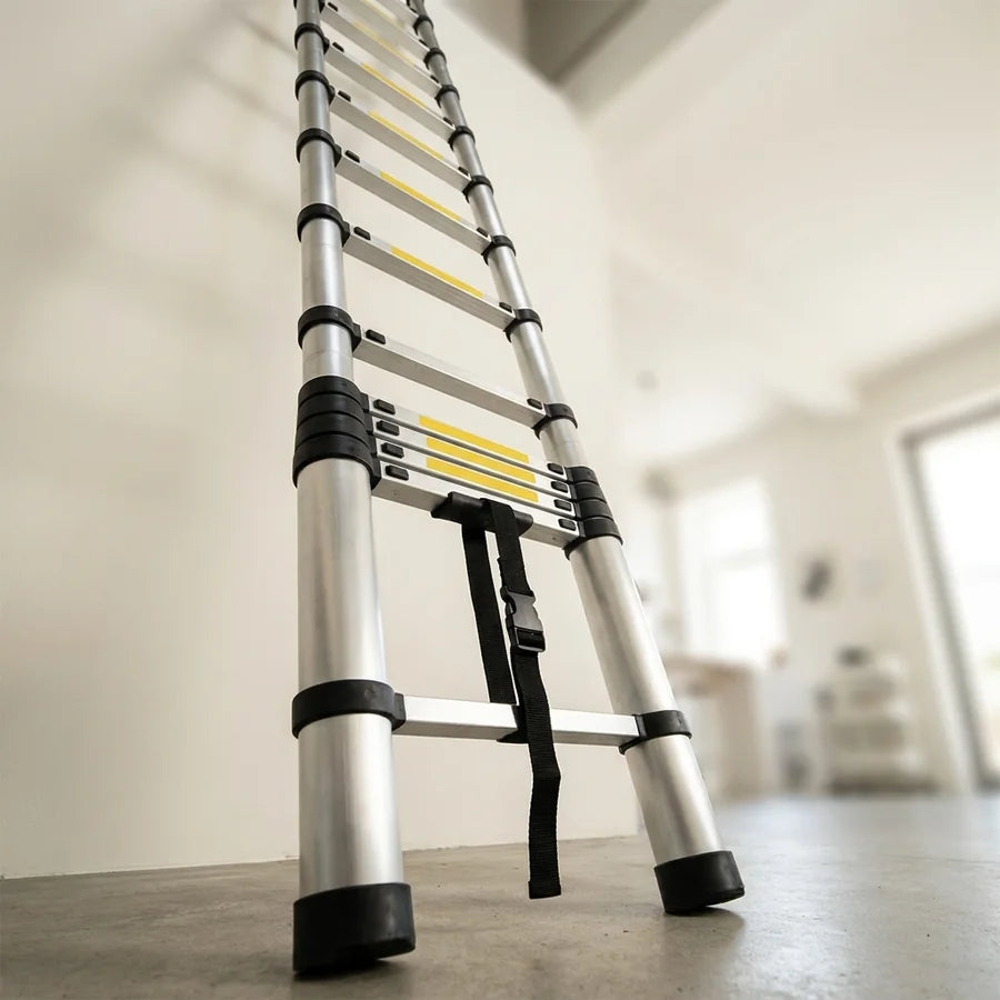 Escalera Telescópica de Aluminio 2.9 Metros