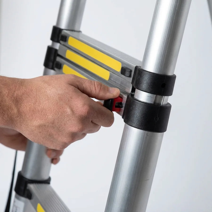 Escalera Telescópica de Aluminio 2.9 Metros