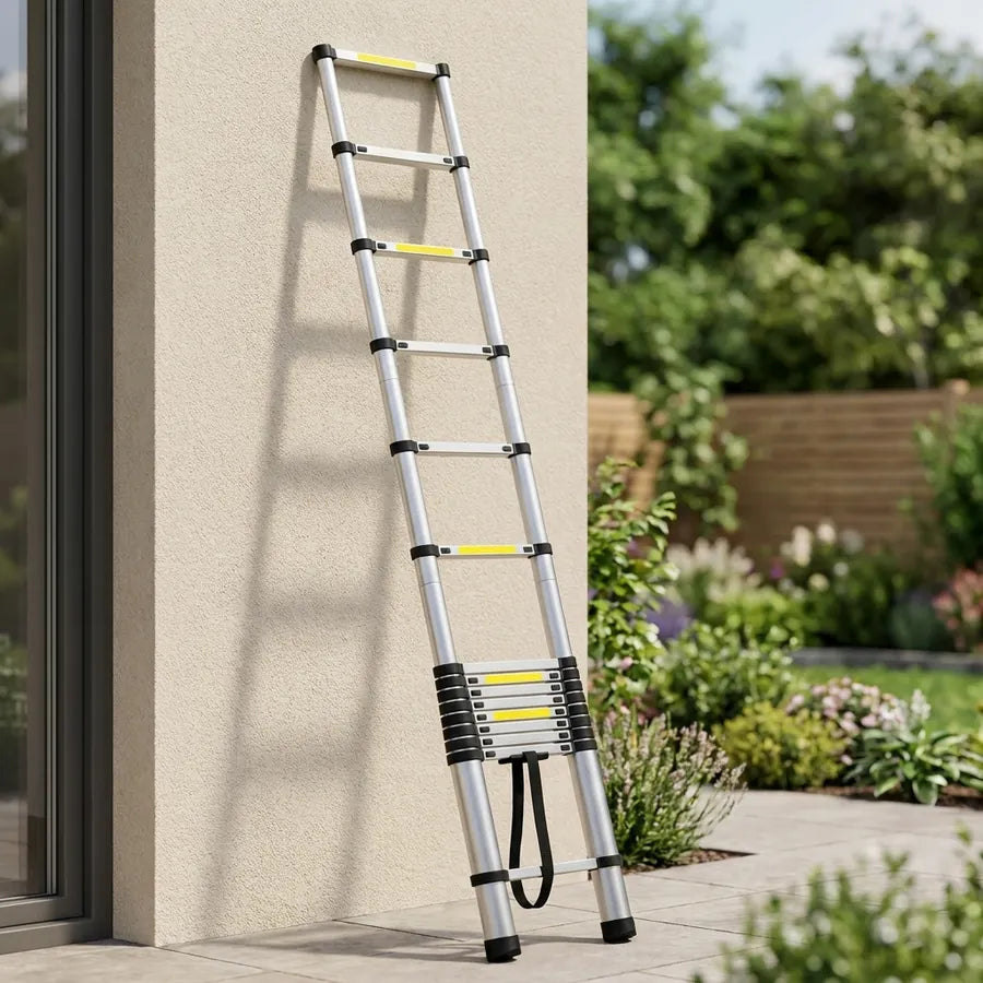Escalera Telescópica de Aluminio 2.9 Metros