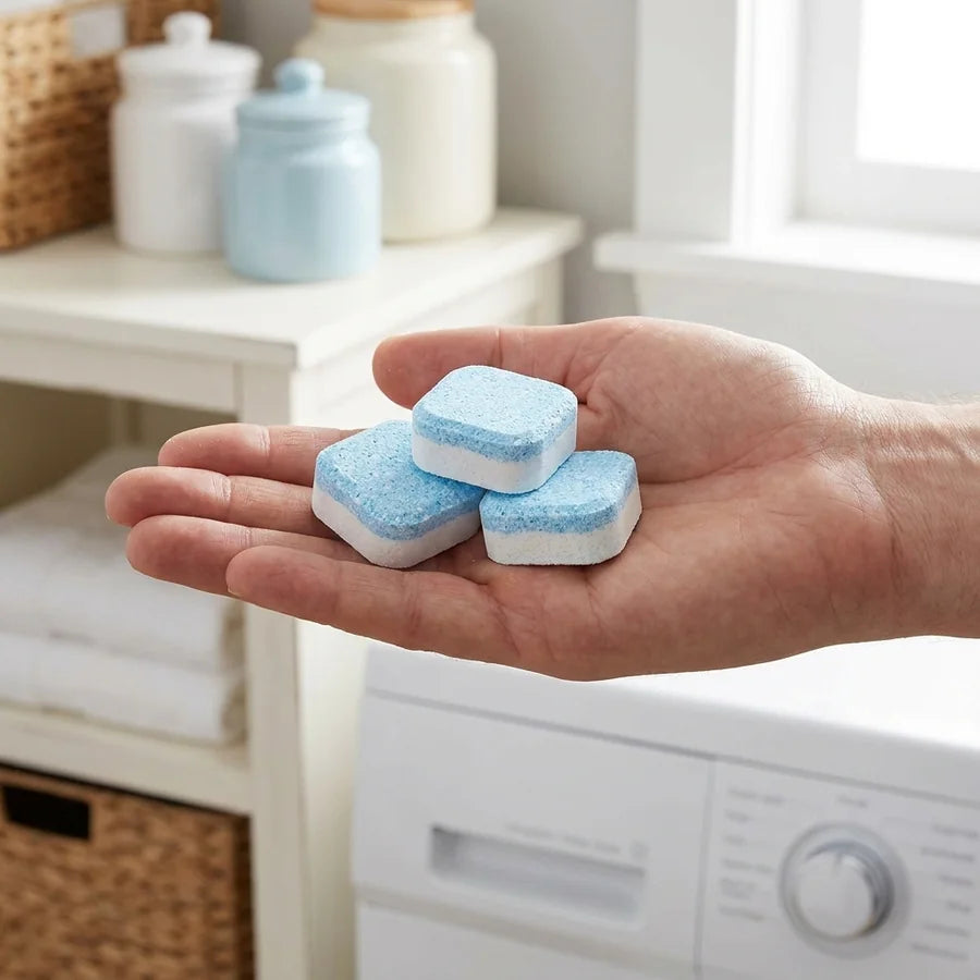 Caja X 12 Pastillas Limpiadoras Para Lavadora
