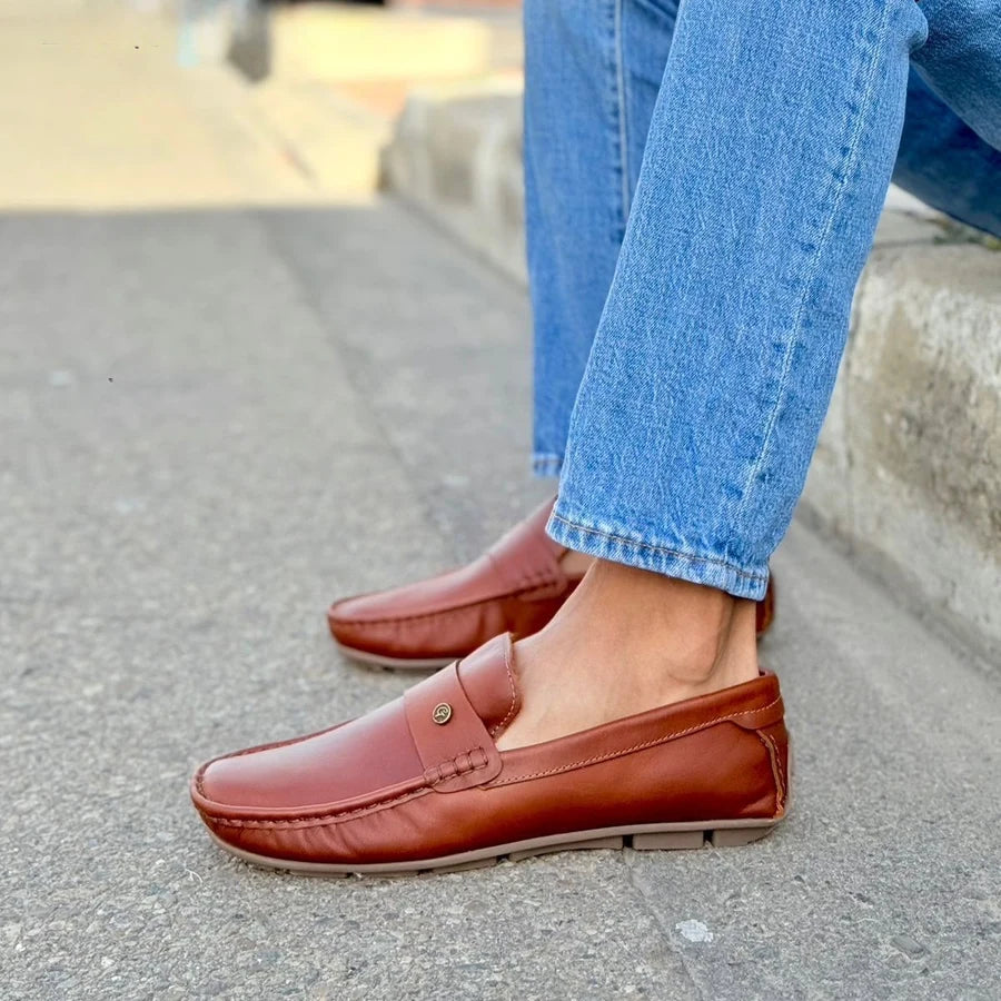 Mocasín en Cuero Genuino