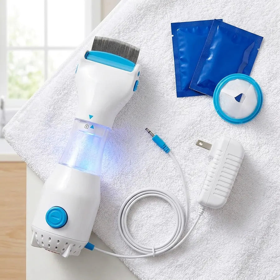 Peine Eléctrico Con Aspiración Para Piojos