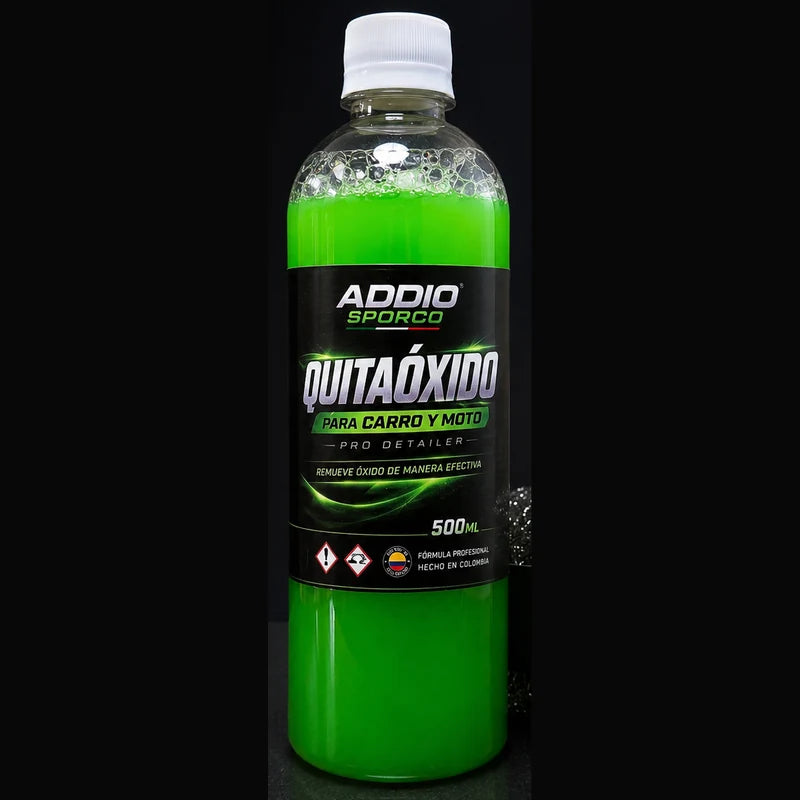 Quitaóxido Addio Sporco 500ml + Esponja de Alambre