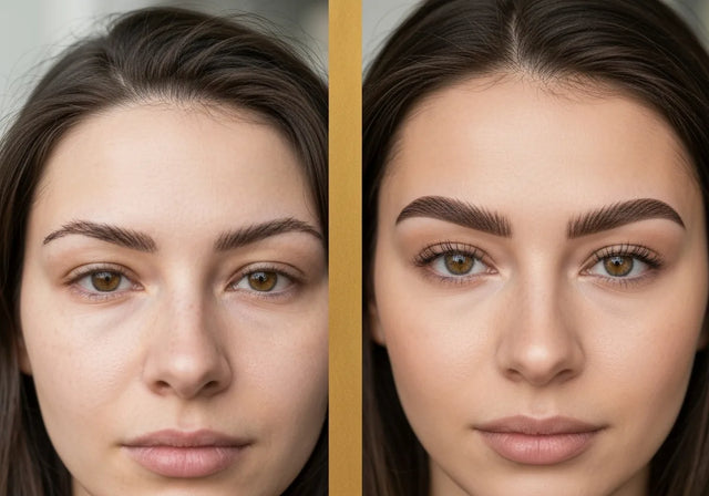 Antes y despues cejas